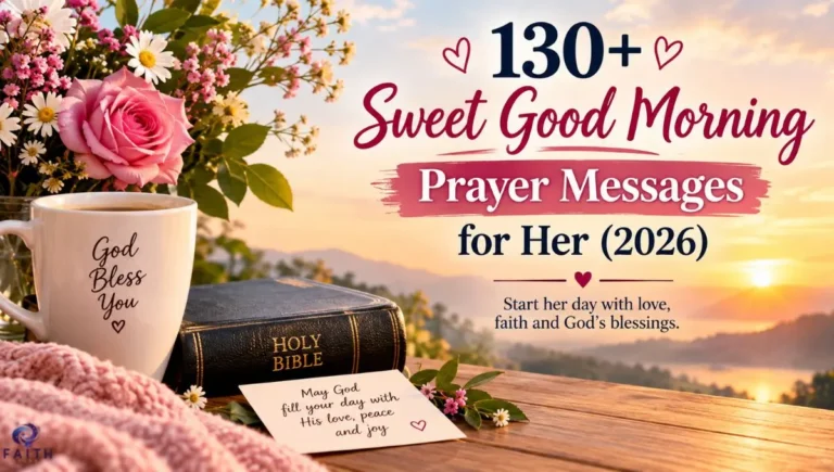 130+ Sweet Good Morning Prayer Messages for Her (2026)