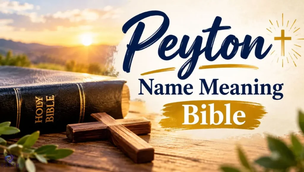 Peyton Name Meaning Bible