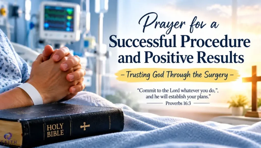 Prayer for a Successful Procedure and Positive Results – Trusting God Through the Surgery
