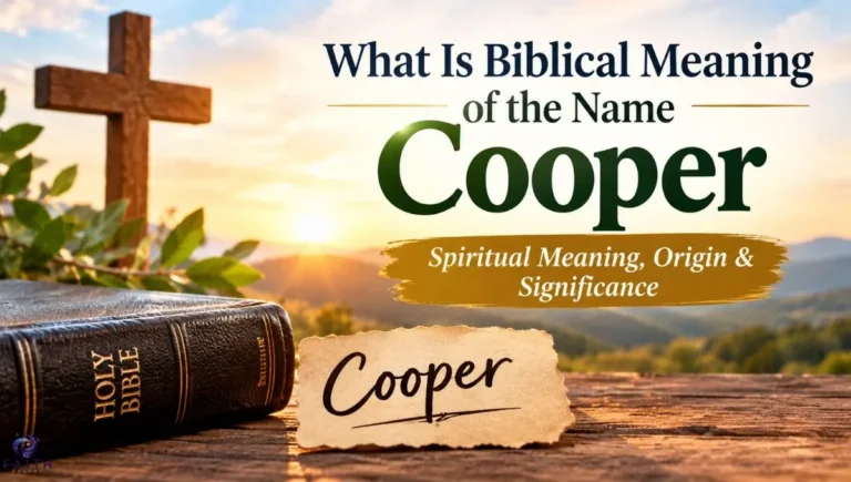 What Is Biblical Meaning of the Name Cooper: Spiritual Meaning, Origin & Significance