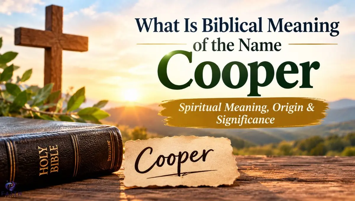 What Is Biblical Meaning of the Name Cooper: Spiritual Meaning, Origin & Significance
