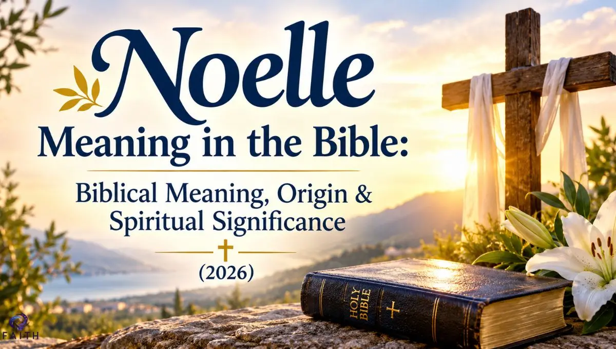 Noelle Meaning in the Bible: Biblical Meaning, Origin & Spiritual Significance (2026)