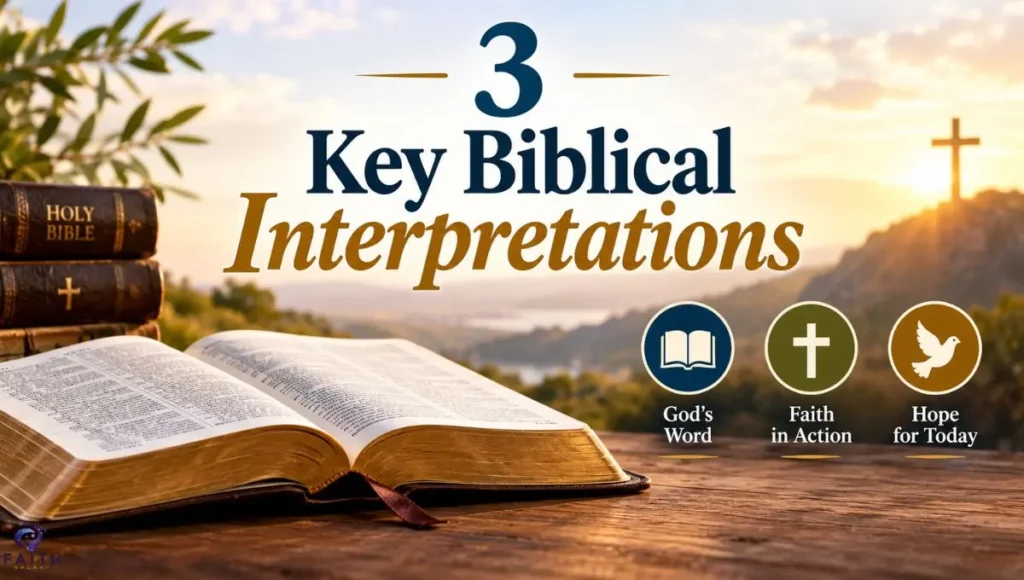 3 Key Biblical Interpretations