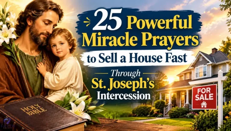 25 Powerful Miracle Prayers to Sell a House Fast Through St. Joseph’s Intercession